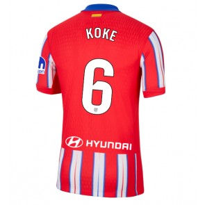 Atletico Madrid Koke #6 Domaci Dres 2024-25 Kratak Rukavima